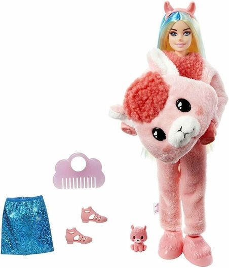 Κούκλα Barbie Mattel Cutie Reveal Λάμα HJL60 για 3+ Ετών