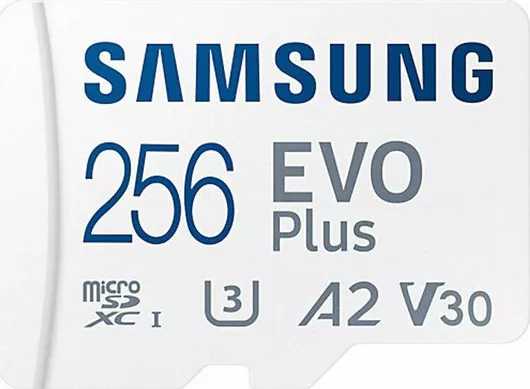 Samsung Evo Plus 2024microSDXC 256GB Class 10 U3 V30 A2 UHS-I με αντάπτορα
