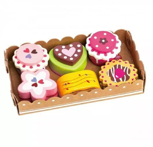 Moni Cakes από Ξύλο 6τμχ