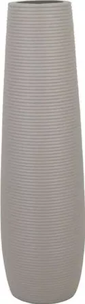 Διακοσμητικό Βάζο Marhome Κεραμικό Γκρι 15x15x58cm