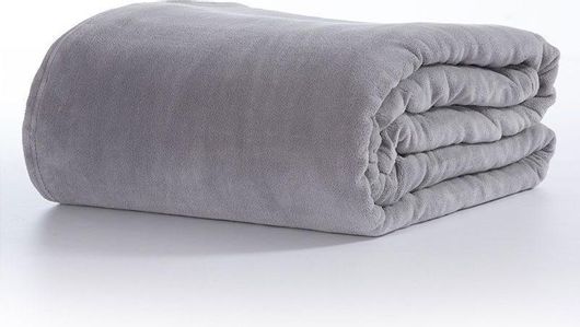 Nef-Nef Homeware Κουβέρτα Fleece Μονή 160x220εκ. Cosy L.Grey