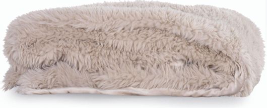 Nef-Nef Homeware Κουβέρτα Γούνινη Καναπέ 130x170εκ. Iverson Ecru