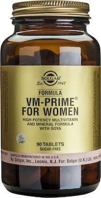 Solgar Formula VM-Prime For Women Συμπλήρωμα για την Εμμηνόπαυση 90 Ταμπλέτες