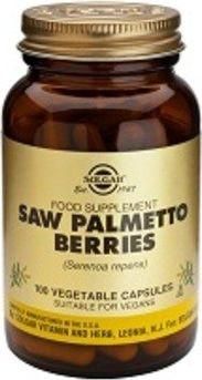 Solgar Saw Palmetto Berry Extract Συμπλήρωμα για την Υγεία του Προστάτη 60 Φυτικές Κάψουλες