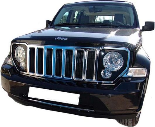 Μάσκες Φαναριών Αυτοκινήτου Motordrome για Jeep Cherokee 4 Liberty ΚΚ 08-13 Μπροστά 2τμχ
