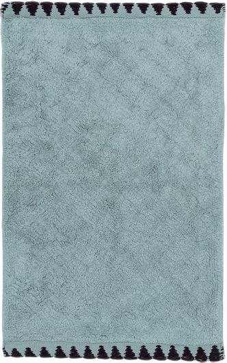 Πατάκι Μπάνιου Palamaiki Jersey Spray Βαμβακερό Ορθογώνιο 80x50cm Γαλάζιο