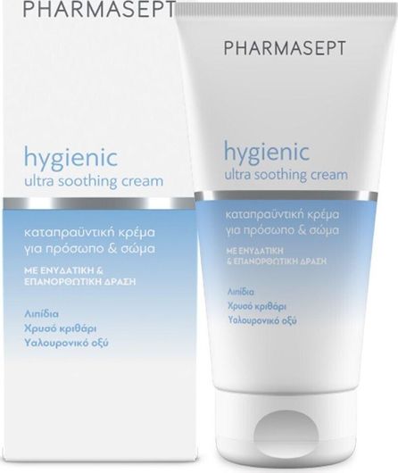 Κρέμα Σώματος Pharmasept Hygienic Ultra Soothing Ενυδατική με Υαλουρονικό Οξύ για Όλες τις Επιδερμίδες 150ml