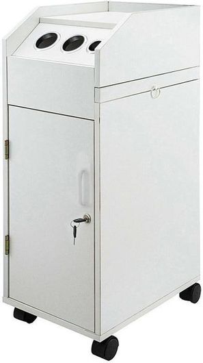 Τροχήλατος Ξύλινος Βοηθός Κομμωτηρίου 31.5 x 43.5 x 90.5 cm Hoppline HOP1001321-2