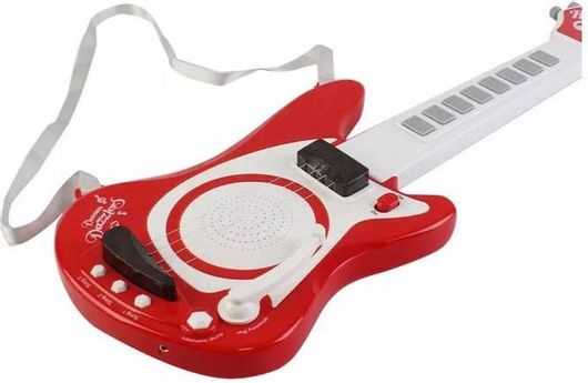 Παιδική Ηλεκτρονική Κιθάρα με Χειλόφωνο και Ιμάντα Λαιμού Hoppline HOP1001414