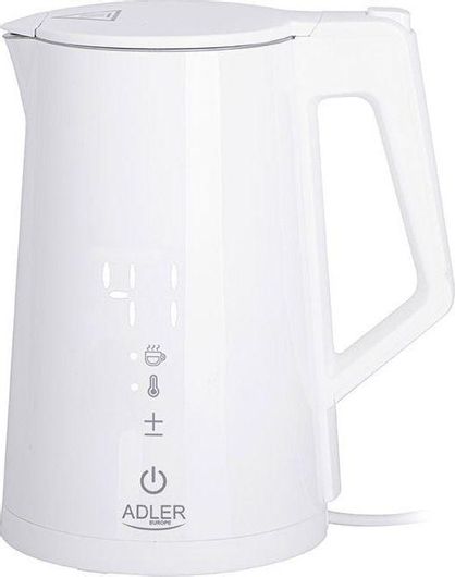 Adler white Βραστήρας 1.7lt 2200W Λευκός