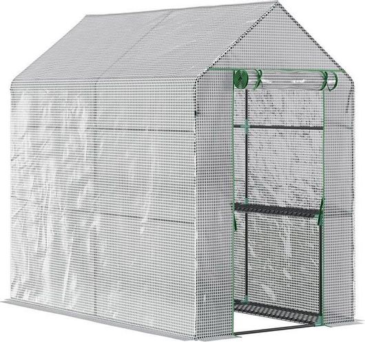 Μεταλλικό Θερμοκήπιο με 4 Ράφια 120 x 186 x 190 cm Outsunny 845-306V01