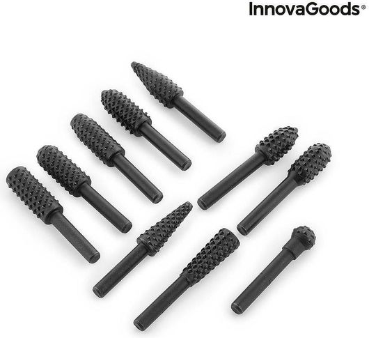 Σετ Φρέζες Ξύλου HCS 6.3 mm 10 τμχ InnovaGoods V0103530