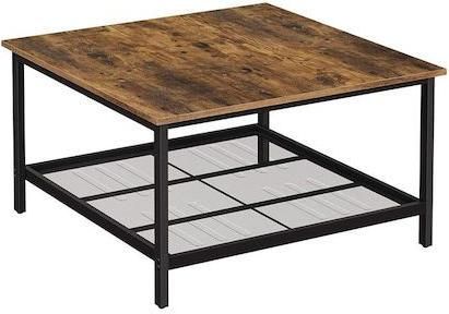 Μεταλλικό Τετράγωνο Τραπέζι Σαλονιού 80 x 80 x 45 cm VASAGLE LCT065B01
