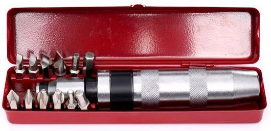 Σετ Κρουστικό Κατσαβίδι 1/2" με Μύτες 13 τμχ Kraft&Dele KD-1448