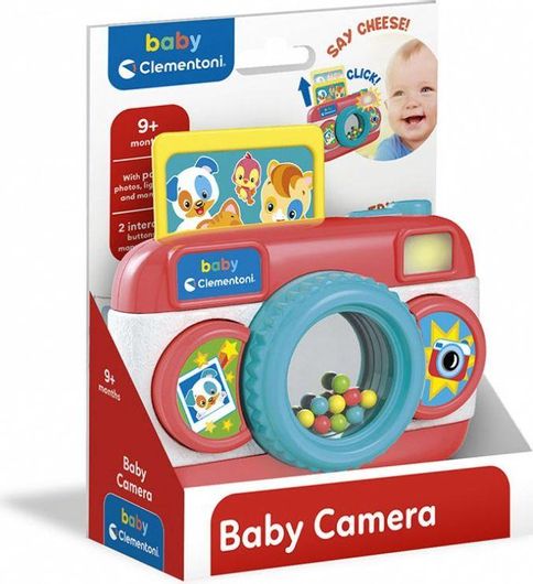 Βρεφικό Εκπαιδευτικό Παιχνίδι Clementoni Η Πρώτη μου Φωτογραφική Μηχανή με Μουσική για 9+ Μηνών