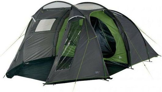Σκηνή Camping High Peak Ancona 5.0 για 5 Άτομα 4 Εποχών 300x210x185cm Γκρι