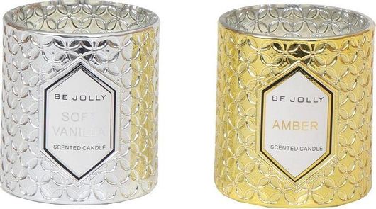 Κερί Espiel COC202K12 Be Jolly σε Βάζο Αρωματικό 9cm Τυχαία Επιλογή Χρώματος