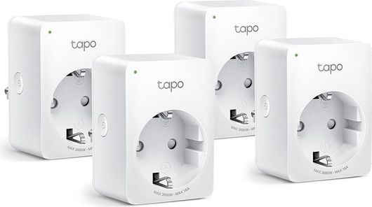 TP-LINK Tapo P110 4-Pack v1 Smart Μονόπριζο με Διακόπτη 4τμχ