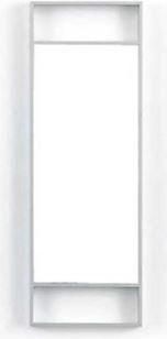 Καθρέπτης Μπάνιου με Ραφάκια & Πλαίσιο Αλουμινίου Αντιστρεφόμενος 40x120cm