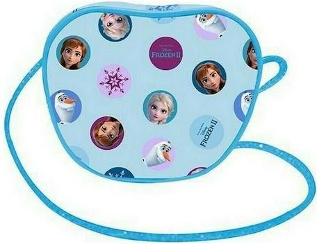 Παιδική Τσάντα Ώμου Bagtrotter Frozen Il 17x6x16cm Γαλάζιο