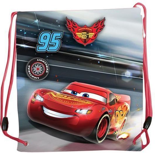 Παιδική Τσάντα Πουγκί Bagtrotter Cars 33x37cm Πολύχρωμο