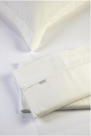 Μαξιλαροθήκη Down Town Home Solid Colours Oxford 52x75cm Σετ Σετ 2τμχ Εκρού