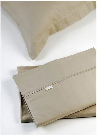 Μαξιλαροθήκη Down Town Home Solid Colours Oxford 52x75cm Σετ Σετ 2τμχ Μπεζ