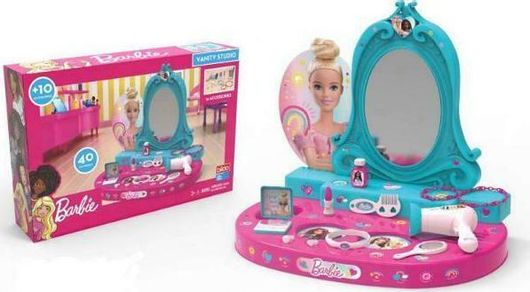 Παιχνίδι Ομορφιάς Bildo Παιδικό Στούντιο Barbie Vanity Studio 2125 Πλαστικό 40cm για 3+ Ετών