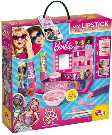 Παιχνίδι Ομορφιάς Lisciani Giochi Barbie My Lipstick Colour Change 88638 για 5+ Ετών