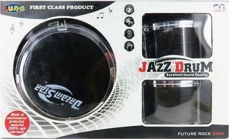 Μουσικό Παιxνίδι Luna Toys Ντραμς Jazz Drum 000620766 47x19x29cm 5τμχ για 3+ Ετών 