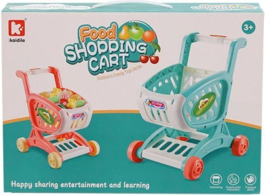 Kider Toys Καρότσι Super Market με Τρόφιμα για 3+ Ετών