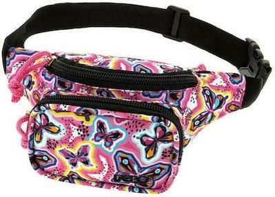 Παιδικό Τσαντάκι Βόλτας Polo Kiddo Butterflies S 2022 908019-8153 Μέσης Ροζ