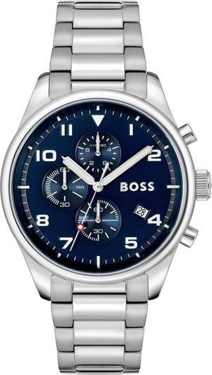 Ρολόι Hugo Boss 1513989 με Μεταλλικό Μπρασελέ Ασημί
