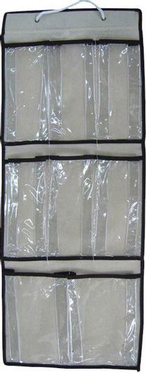 Θήκη 00402193 Πλαστική Κρεμαστή 73x30cm Γκρι