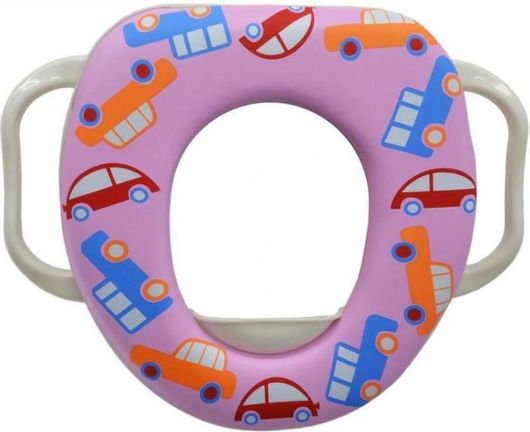 Παιδικό Κάθισμα Τουαλέτας με Εύκαμπτη Επιφάνεια Ροζ