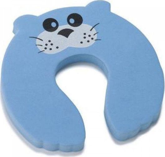 Inofix Φώκια Προστατευτικό Δακτύλου από Πόρτα από Αφρώδες Υλικό Μπλε 1.3cm