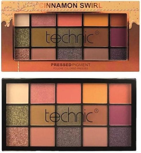 Παλέτα με Σκιές Ματιών Technic Cinnamon Swirl Pressed Pigment 30g