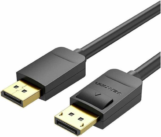 Καλώδιο Vention HACBF DisplayPort male σε DisplayPort male 1m Μαύρο