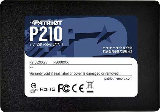 Patriot P210 SSD Σκληρός Δίσκος 512GB 2.5'' SATA III