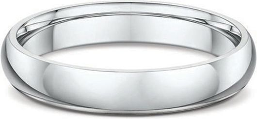 Βέρα Γάμου Goldjewels VR155.9K από Λευκόχρυσο 9K Τιμή ανά Τεμάχιο