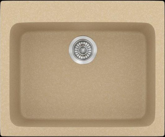 Νεροxύτης Κουζίνας Sanitec Harmony 331 Ένθετος Συνθετικός Γρανίτης 60x50cm Cappuccino
