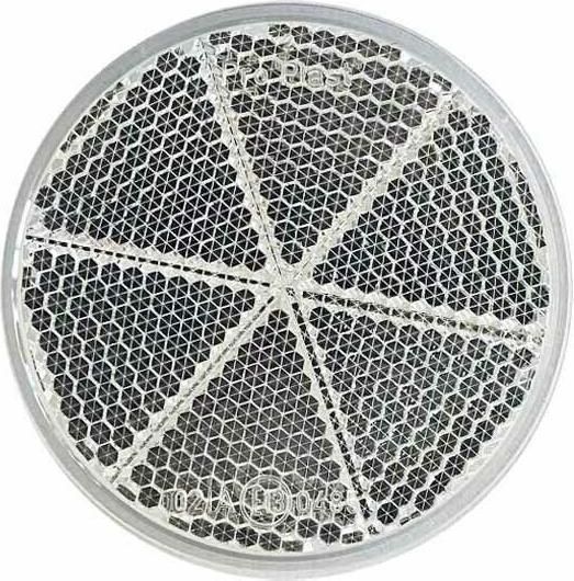 Αντανακλαστικό Αυτοκόλλητο Carner Στρόγγυλο 60mm 1τμχ Λευκό