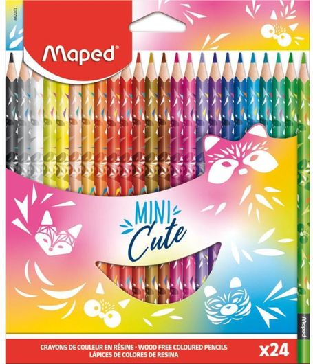 Σετ Ξυλομπογιές Maped Mini Cute Mini 24τμχ