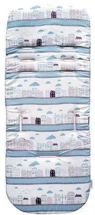 Στρώμα Καροτσιού Kikka Boo Candy Streets Διπλής Όψης με Memory Foam Πολύχρωμο