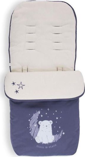 Ποδόσακος Καροτσιού Kikka Boo Polar Bear Μπλε