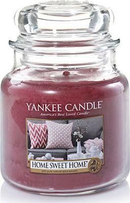 Κερί Yankee Candle Αρωματικό σε Βάζο Sweet Home Κόκκινο