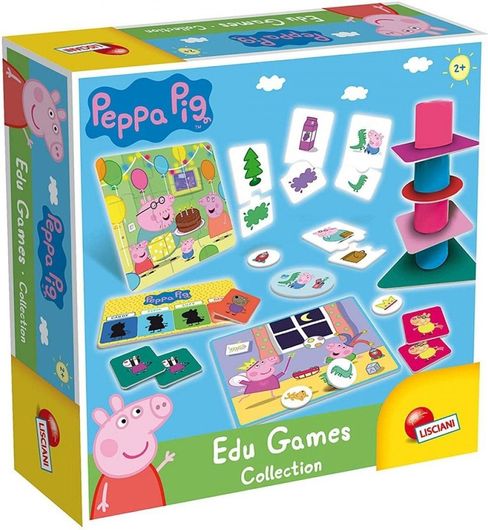 Επιτραπέζιο Παιχνίδι Peppa Pig Edu Games για 1+ Παίκτες 2+ Ετών (EN) Lisciani Giochi