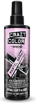 Crazy Color Pastel Spray Προσωρινή Βαφή Μαλλιών σε Spray Marshmallow 250ml