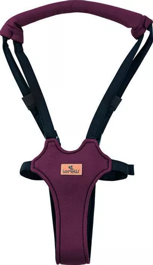 Ιμάντας Στήριξης Lorelli Safety Harness Step By Step για 6+ Μηνών Μπορντό