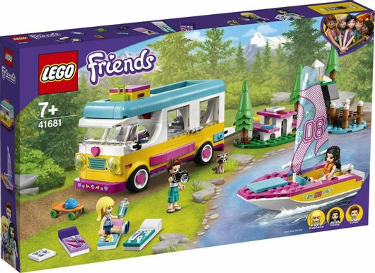Lego Friends Forest Camper Van & Sailboat για 7+ Ετών #41681